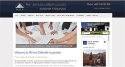 Desktop Screenshot of mgarchitects.ie